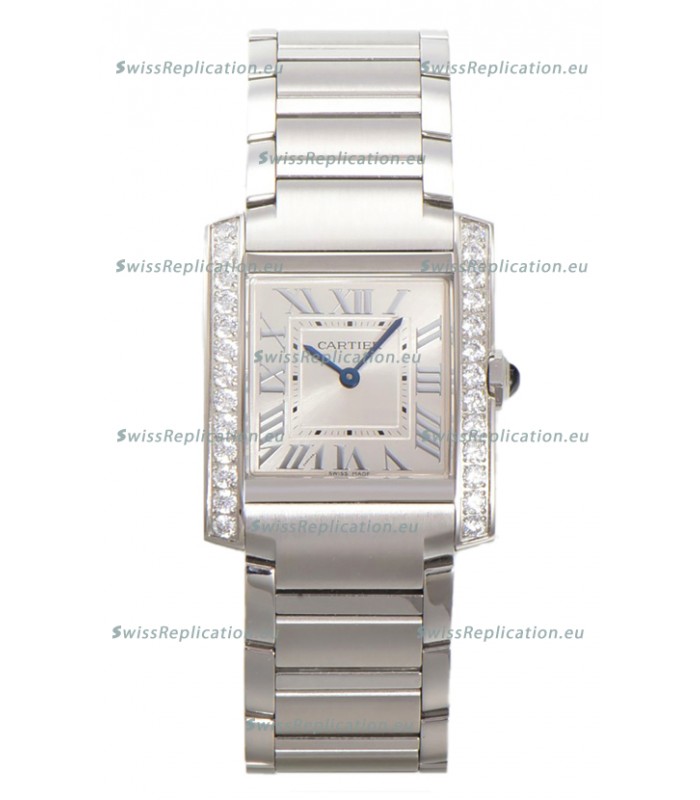 Cartier Tank Francaise Stainless Steel Swiss Quartz Replica Watch 25.70MM