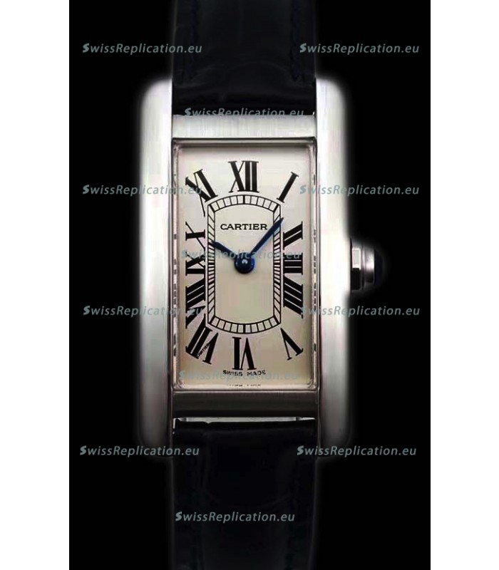 Cartier Tank Americaine Ladies Swiss Quartz Watch 1:1 Mirror Replica