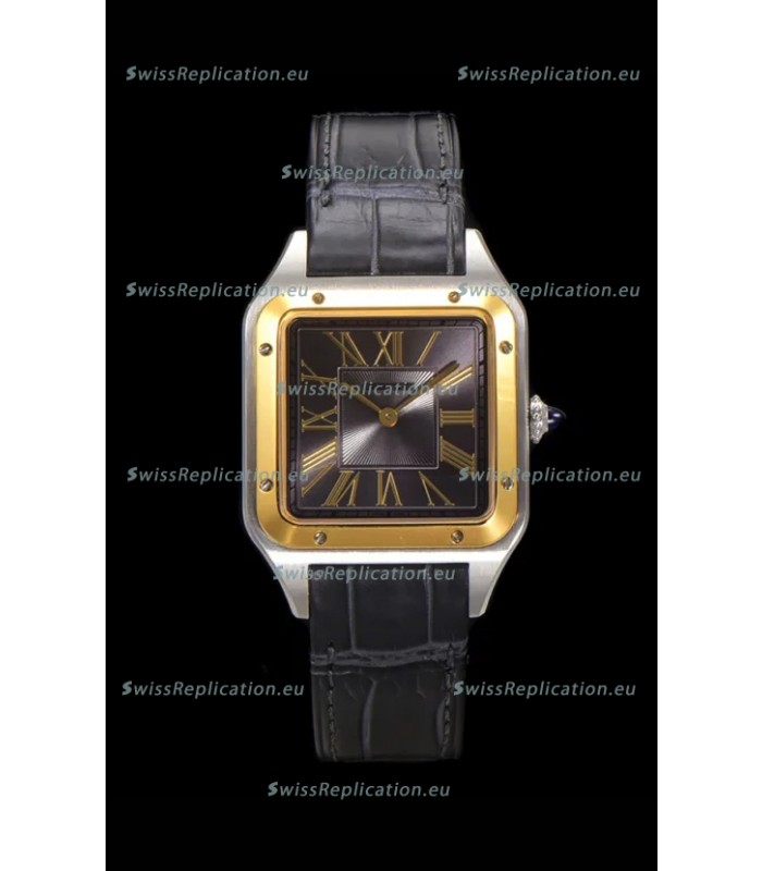 Cartier Santos Dumont 27MM Super Clone Edition Watch in Two Tone Casing