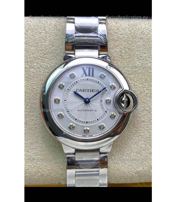 Ballon De Cartier Swiss Automatic 1:1 Mirror Quality 33MM in Steel Casing 