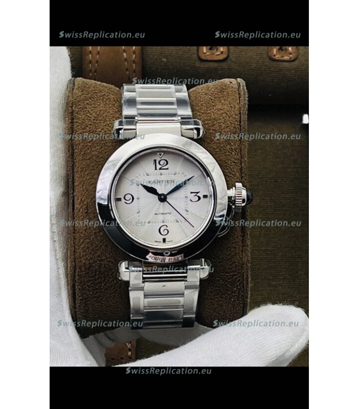 Pasha De Cartier Swiss Automatic 1:1 Mirror Quality 35MM Replica Watch 