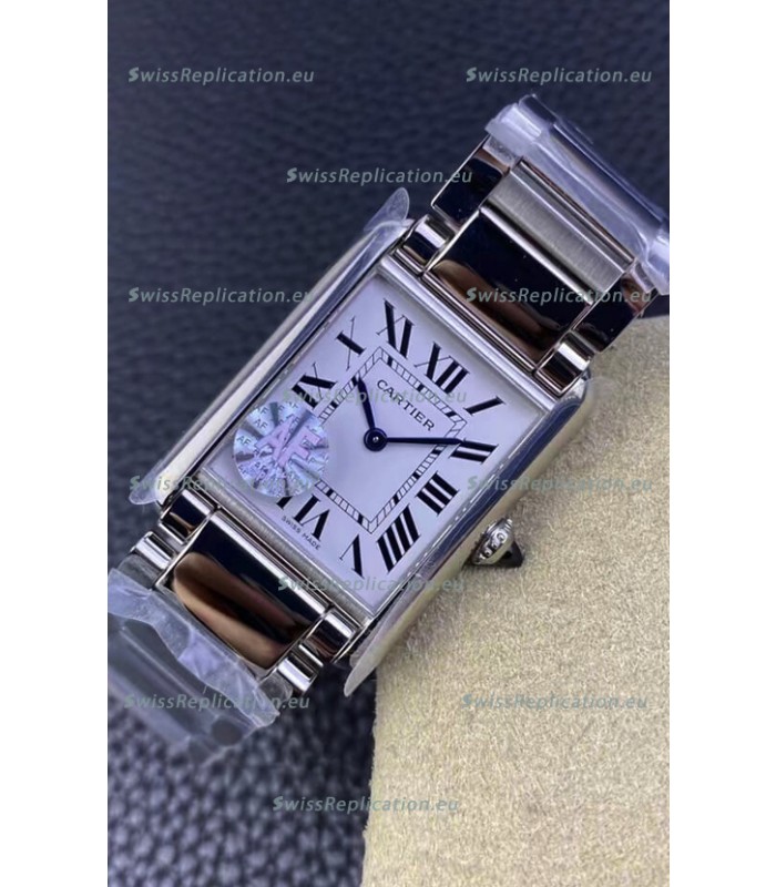 Cartier Tank Solo Swiss Quartz Watch in Stainless Steel Casing - 25.5MM Wide 1:1 Mirror Replica
