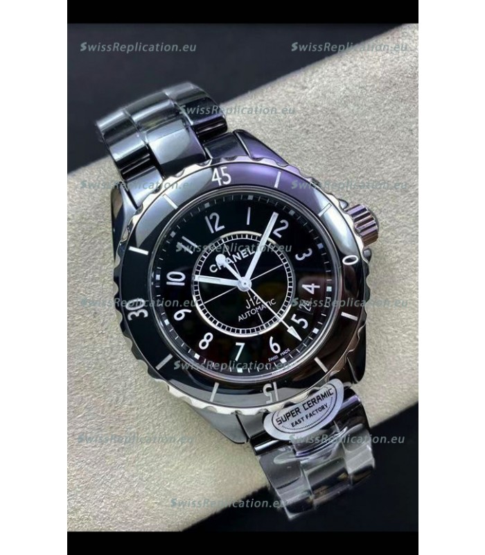 Chanel J12 38MM Black Ceramic Case Watch Automatic 1:1 Mirror Replica Watch