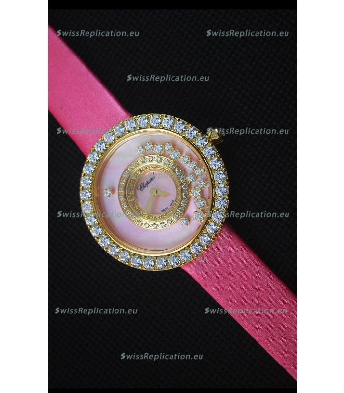 Chopard Happy Dreams 36MM in Pink Dial and Pink Strap