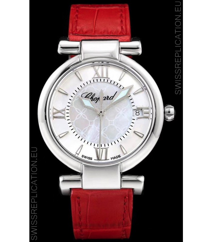 Chopard Imperiale White Dial Swiss Automatic Replica Watch in 904L Steel 