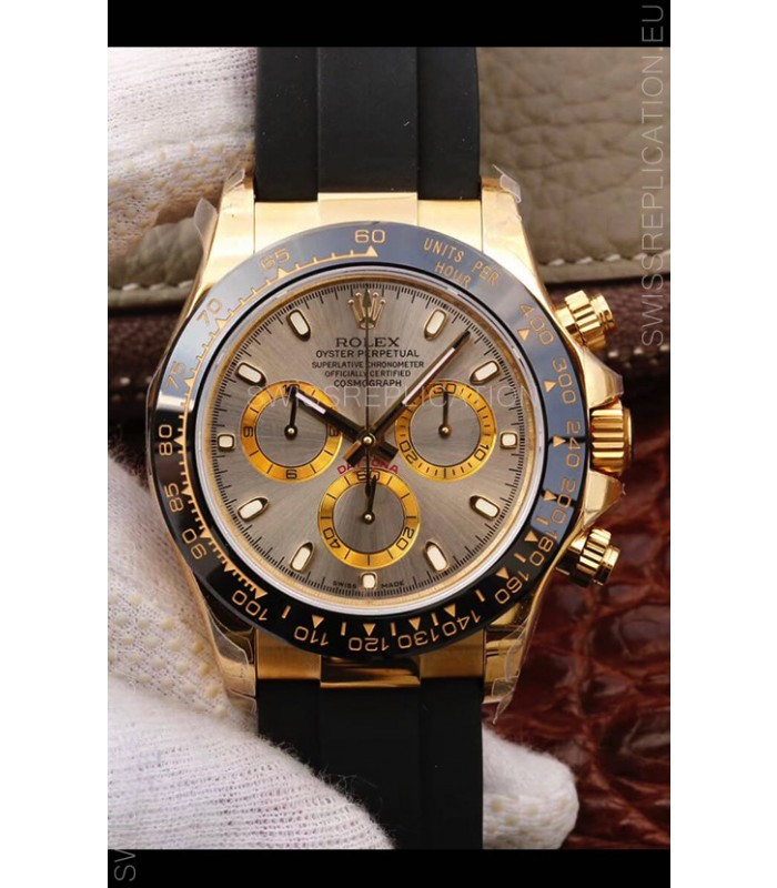 Rolex Cosmograph Daytona 116508 Yellow Gold Original Cal.4130 Movement - 904L Steel Watch