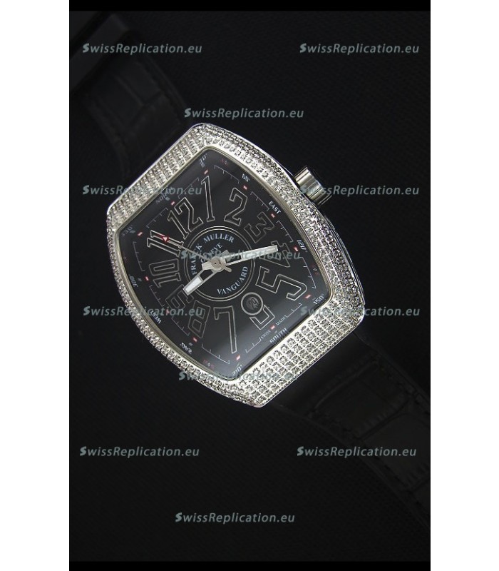 Franck Muller Vanguard Swiss Replica Watch in Stainless Steel Case