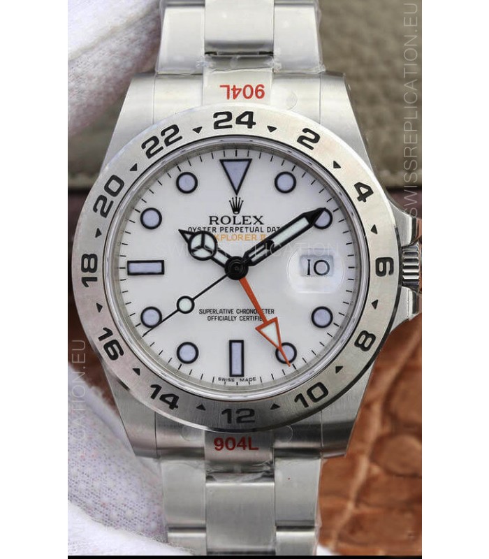 Rolex Explorer M216570-001 1:1 Mirror Replica Watch - White Dial in 904L Steel 42MM