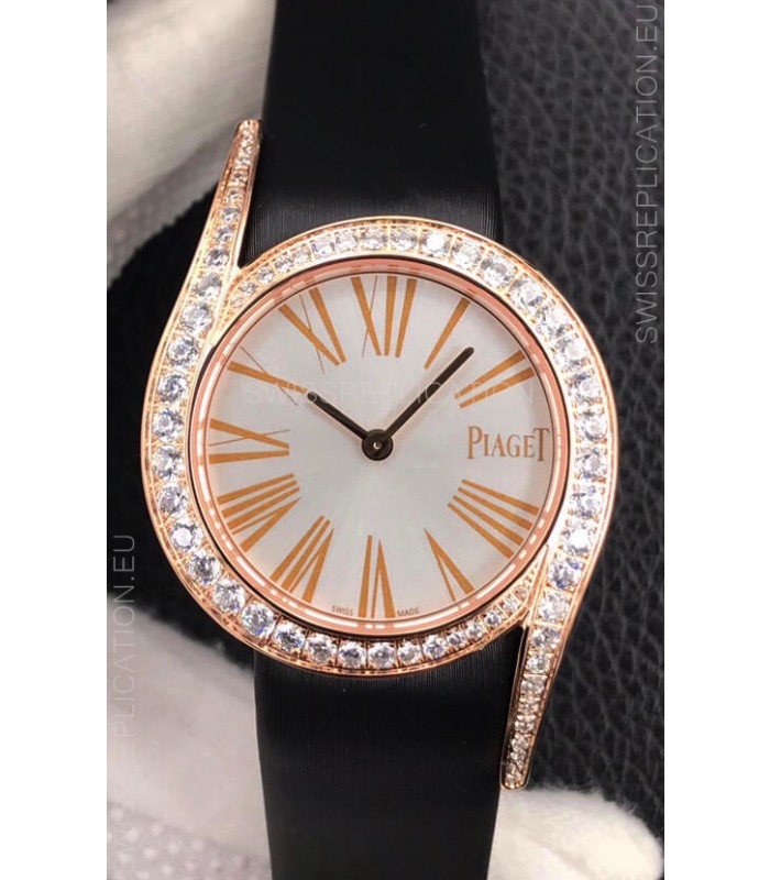 Piaget Limelight Gala Edition 1:1 Mirror Quality Swiss Quartz Replica Watch Rose Gold 