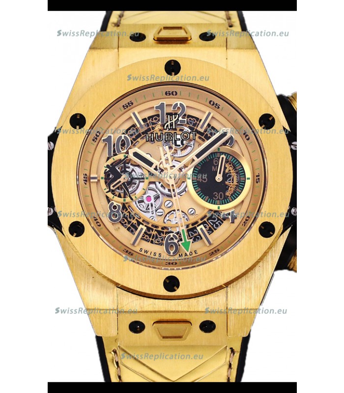 Hublot Big Bang Unico Yellow Magic PVD 1:1 Mirror Edition Swiss Replica Watch