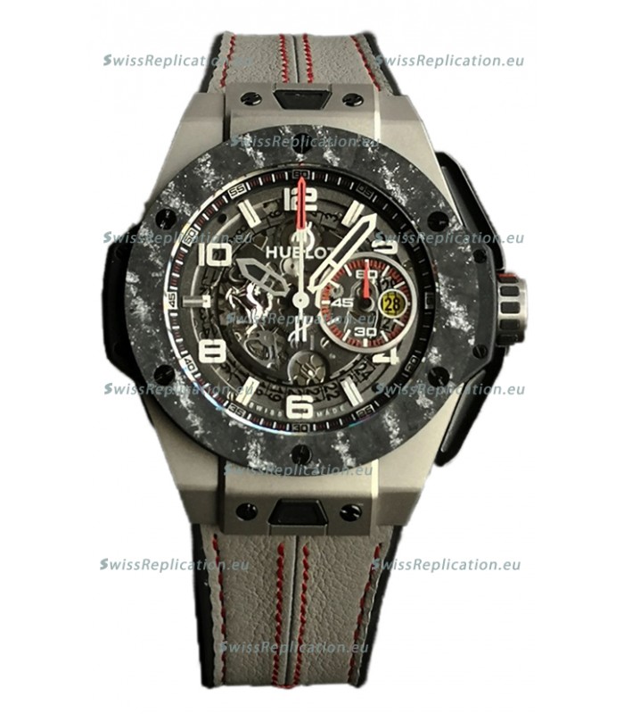 Hublot Big Bang F1 "Titanium Carbon" Casing Chronograph Swiss Replica Watch 