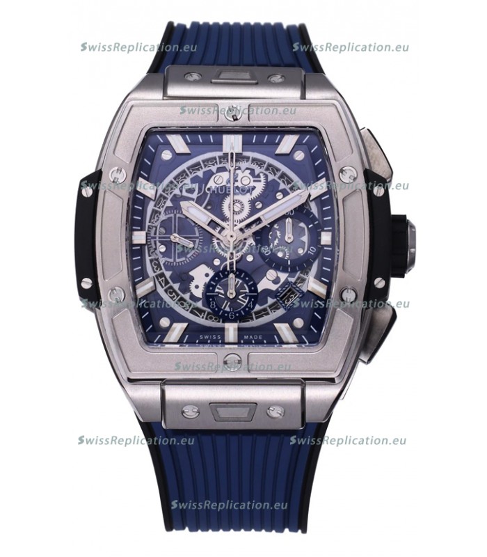 Hublot Spirit of Bang Titanium Casing Blue Dial - 42MM Swiss Replica