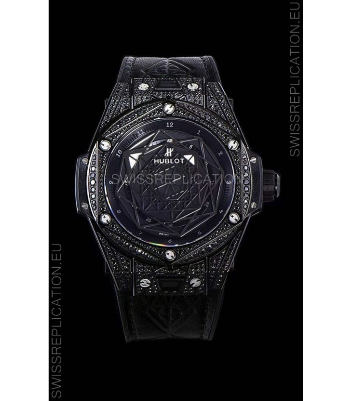Hublot Big Bang One Click Sang Bleu 1:1 Mirror Replica in Ceramic Casing - 45MM