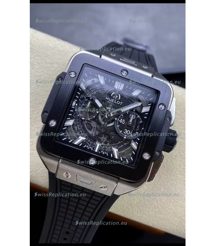 Hublot Square Bang Unico Titanium Chronograph Watch 1:1 Mirror Replica