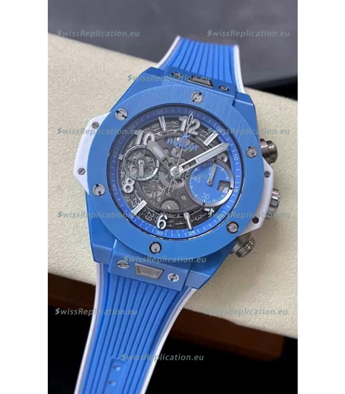 Hublot Big Bang Unico Blue PVD 1:1 Mirror Edition Swiss Replica Watch