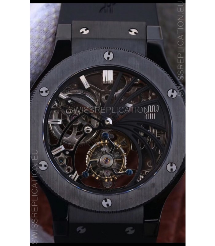 Hublot Classic Fusion Swiss Tourbillon 1:1 Mirror Replica - Ceramic Casing 45MM