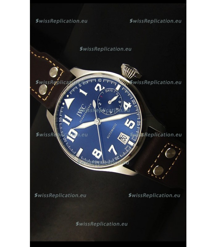 IWC Big Pilot - Functional Power Reserve Blue Dial 1:1 Mirror Replica Watch
