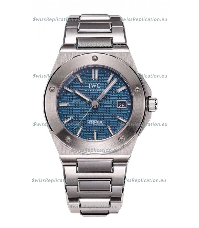 IWC Ingenieur IW3289 Blue Dial 1:1 Mirror Swiss Replica Watch 40MM