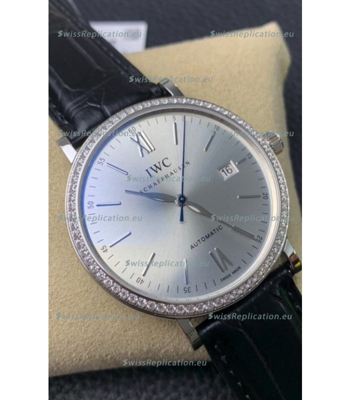 IWC Portofino Automatic 1:1 Mirror Quality Steel Dial 904L Steel Casing Swiss Replica Watch