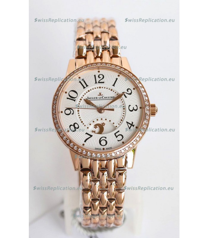 Jaeger-LeCoultre Rendez-Vous Steel Night & Day 1:1 Mirror Rose Gold Watch