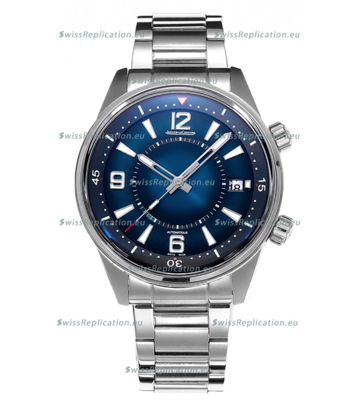 Jaeger LeCoultre Polaris Date Blue Dial Steel Strap 1:1 Mirror Replica Watch 42MM