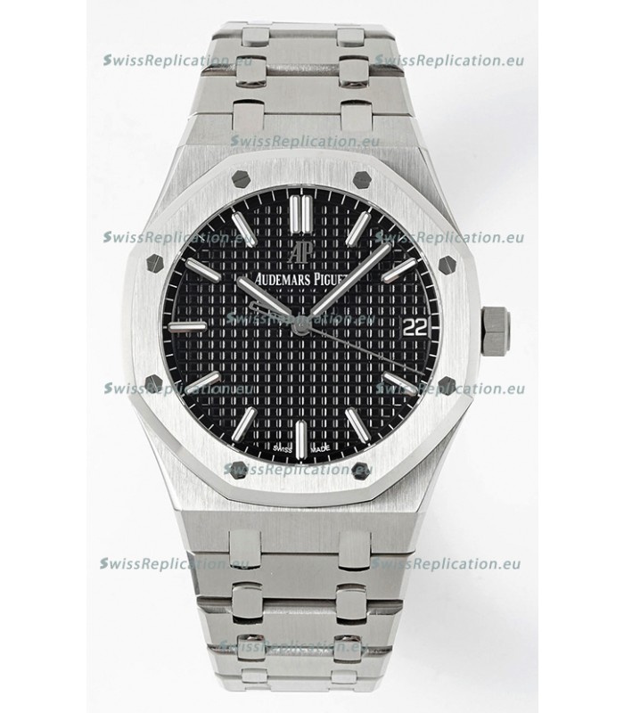 Audemars Piguet Royal Oak 15500 41MM Black Dial 904L Steel CALIBRE 4302 Movement 1:1 Mirror Replica