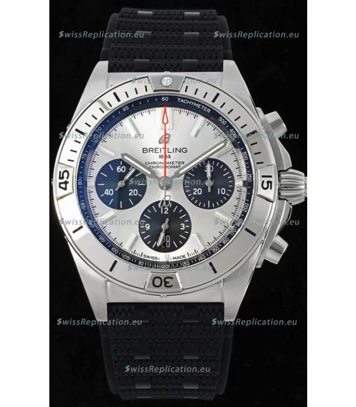 Breitling Chronomat B01 42 Edition Swiss 904L Steel Casing Silver Dial 1:1 Mirror Replica Watch