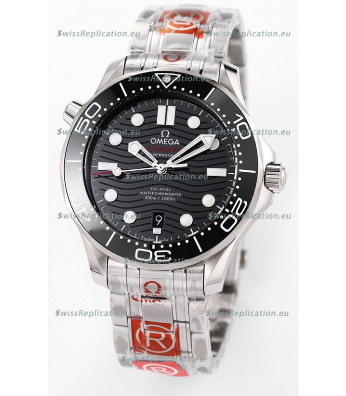 Omega Seamaster 300M Master Chronometer Black Swiss 904L Steel 1:1 Mirror Replica Watch