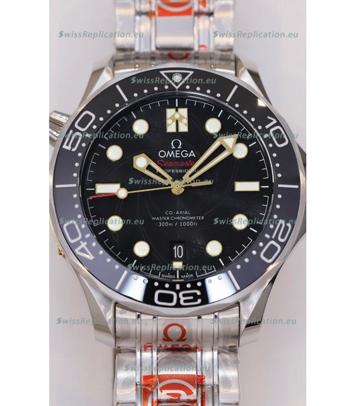 Omega Seamaster James Bond Black Swiss 904L Steel 1:1 Mirror Replica Watch