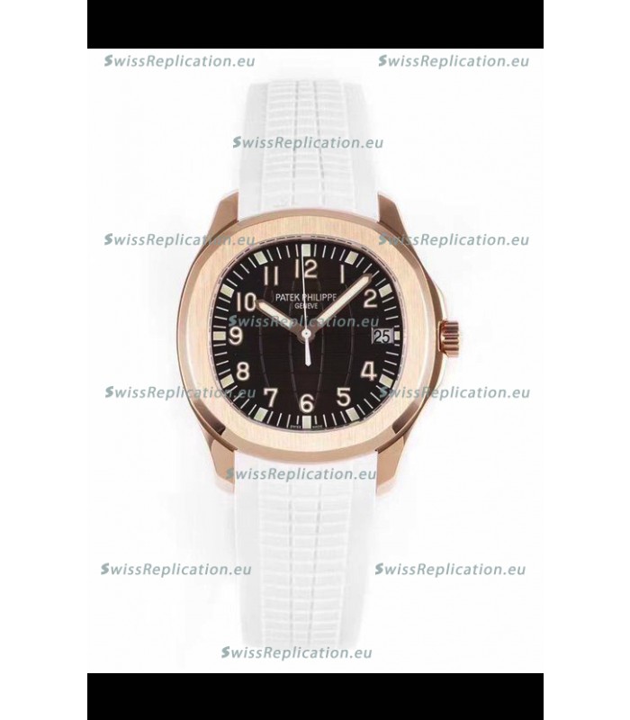 Patek Philippe Aquanaut 5167R Rose Gold 1:1 Mirror Replica Watch - Black Dial