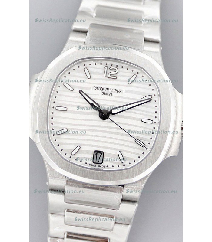Patek Philippe Nautilus 7118/1A White Dial 1:1 Mirror Swiss Replica Watch in 904L Steel 