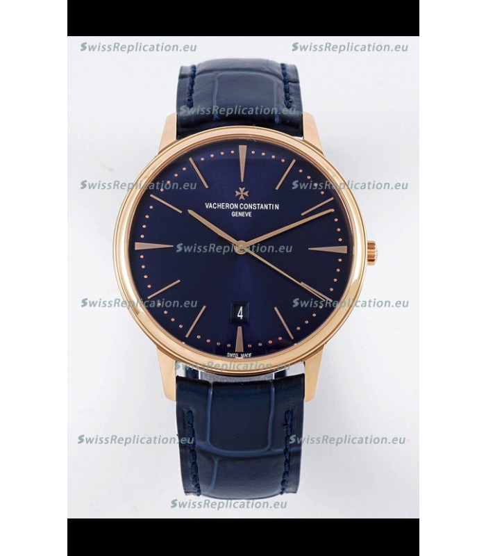 Vacheron Constantin Patrimony Rose Gold 1:1 Mirror Replica Watch 40MM 904L Steel 