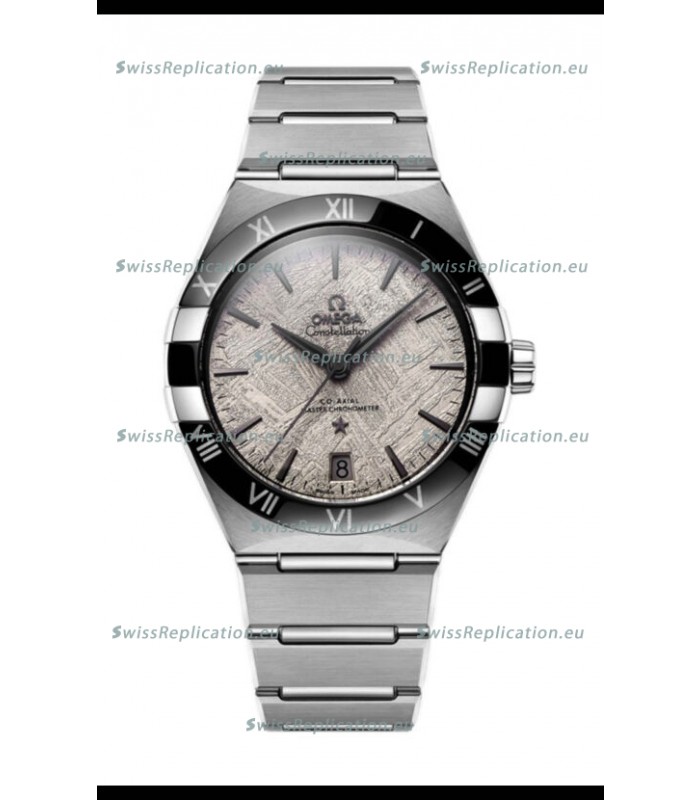 Omega Co-Axial Constellation Stainless Steel Meteorite Dial 1:1 Mirror Replica 41MM