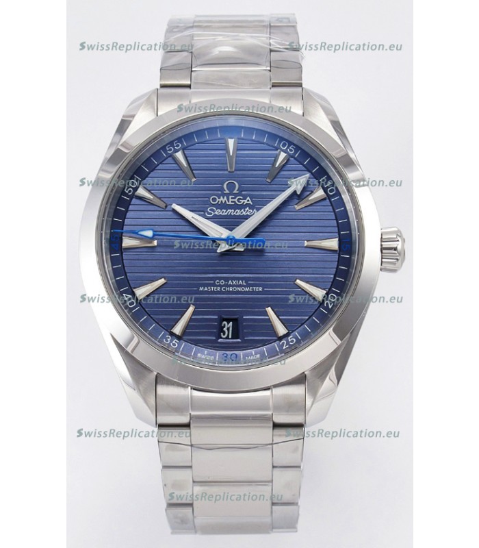 Omega Aqua Terra 150M Blue Dial 904L Steel Casing 1:1 Mirror Replica 41MM 
