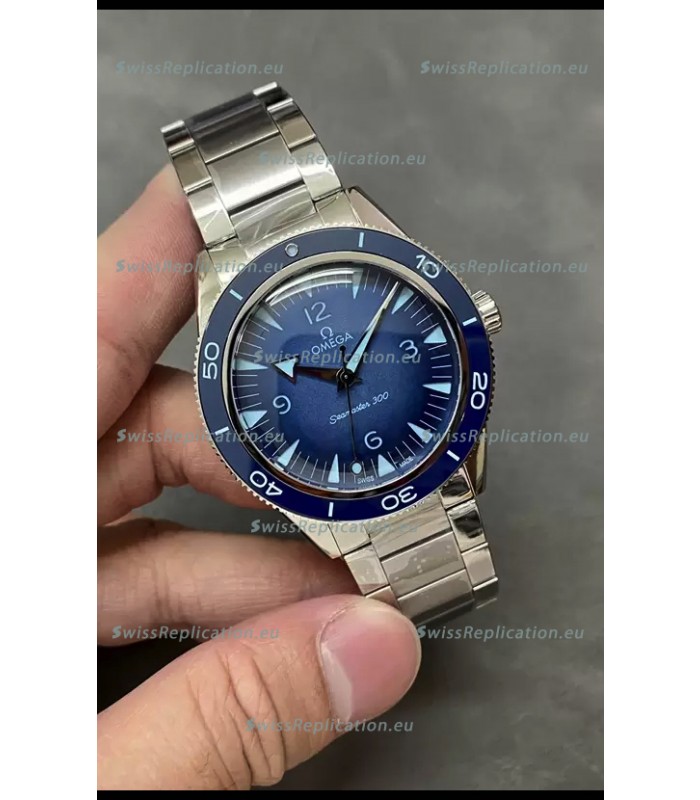 Omega Seamaster 300 "Summer Blue" 1:1 Mirror Swiss Replica Watch