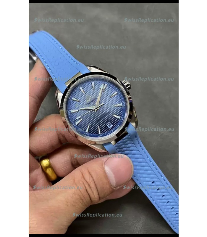 Omega Seamaster Aquaterra 150M Summer Blue Dial 1:1 Mirror Replica Watch