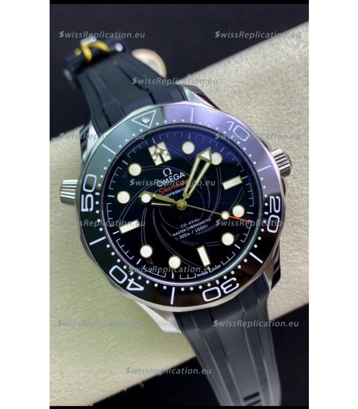 Omega Seamaster Diver 300M Edition 1:1 Mirror Replica Watch in Black Dial 