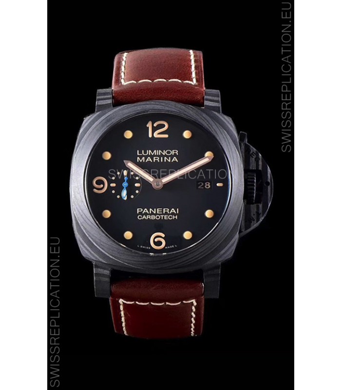 Panerai Luminor Marina PAM661 Carbotech 1:1 Mirror Replica Watch 2020 Improved Version