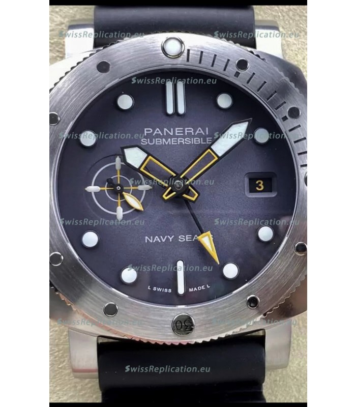 Panerai Submersible PAM1323 GMT Navy Seals Edition 1:1 Mirror Replica Watch 44MM