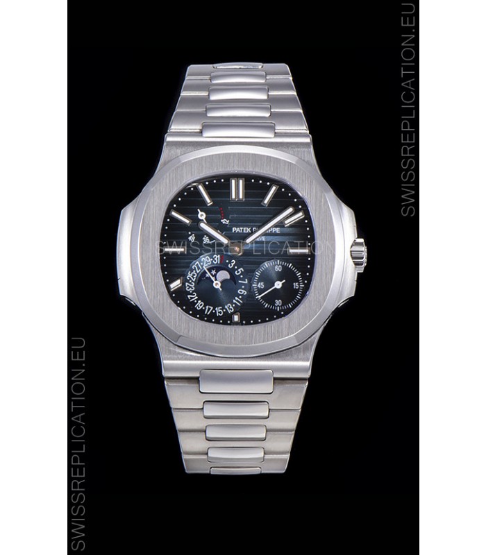 Patek Philippe Nautilus 5712/1A 1:1 Quality Swiss Replica Watch in Blue Dial 