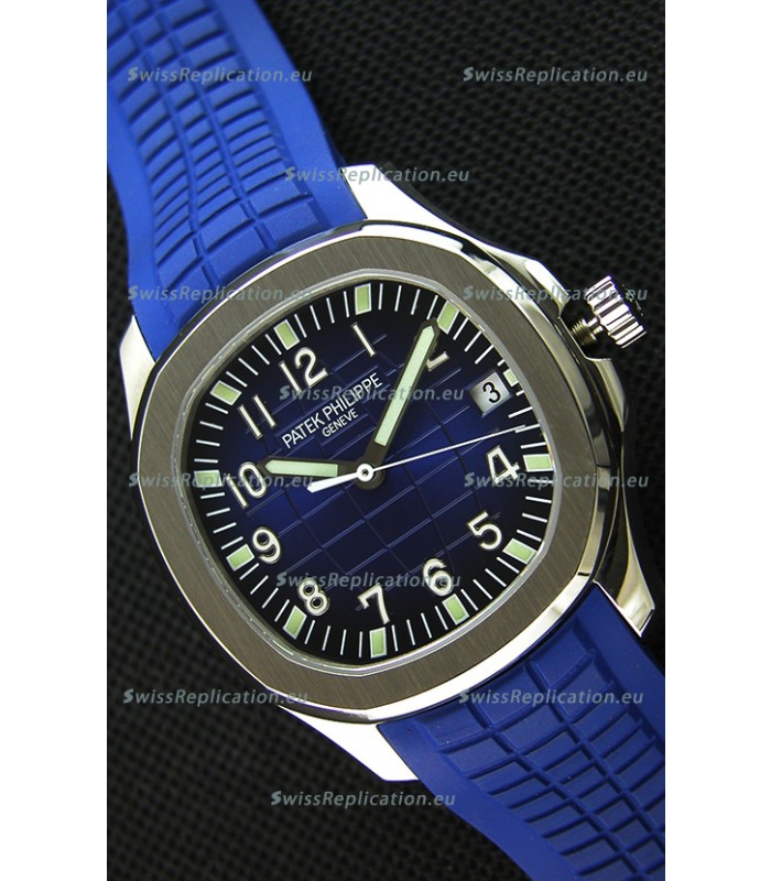 Patek Philippe Aquanaut 5168G-001 Swiss Replica Watch Blue Dial - 1:1 Mirror Edition 
