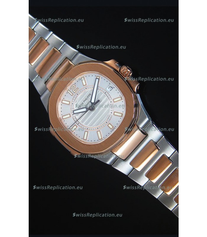 Patek Philippe Ladies Nautilus Two Tone Rose Gold Watch 36MM 