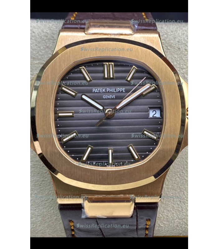 Patek Philippe Nautilus 5711R 904L Steel 2023 Updated Mirror Replica Watch - Grey Dial