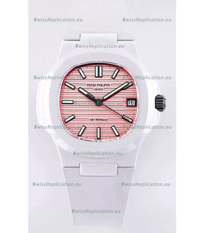 Patek Philippe Nautilus 5711 AET Remould Spiaggia Rosa Edition Swiss Replica Watch 