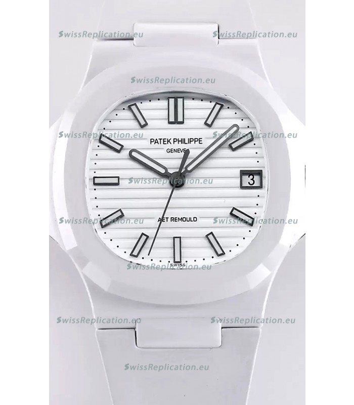 Patek Philippe Nautilus 5711 AET Remould White Edition Swiss Replica Watch 