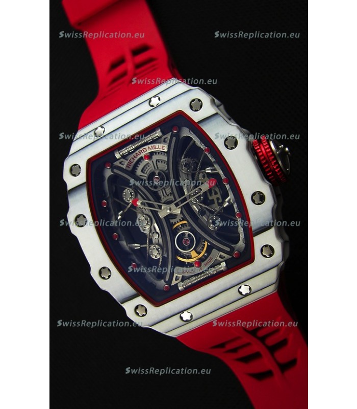 Richard Mille RM53-01 Pablo Mac Donough White Carbon Case Swiss Replica Watch 