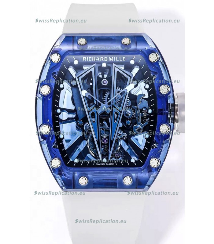 Richard Mille RM27-03 Sapphire Casing with Genuine Tourbillon Movement 1:1 Ultimate Replica