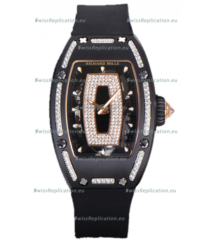 Richard Mille RM007 Black Ceramic Automatic Superclone Swiss Replica Watch