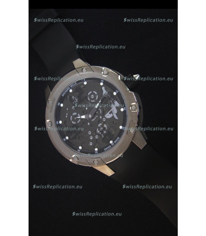 Richard Mille RM033 Extra Flat Edition Titanium Swiss Replica Watch Arabic Numerals