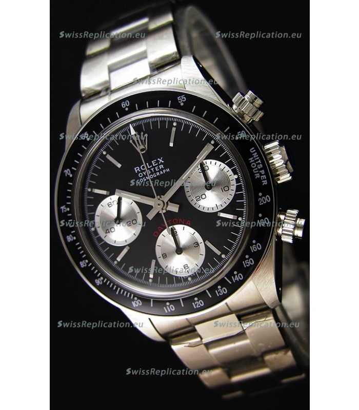 Rolex Daytona Vintage REF 6264 Swiss Replica Watch - 904L Steel Watch 